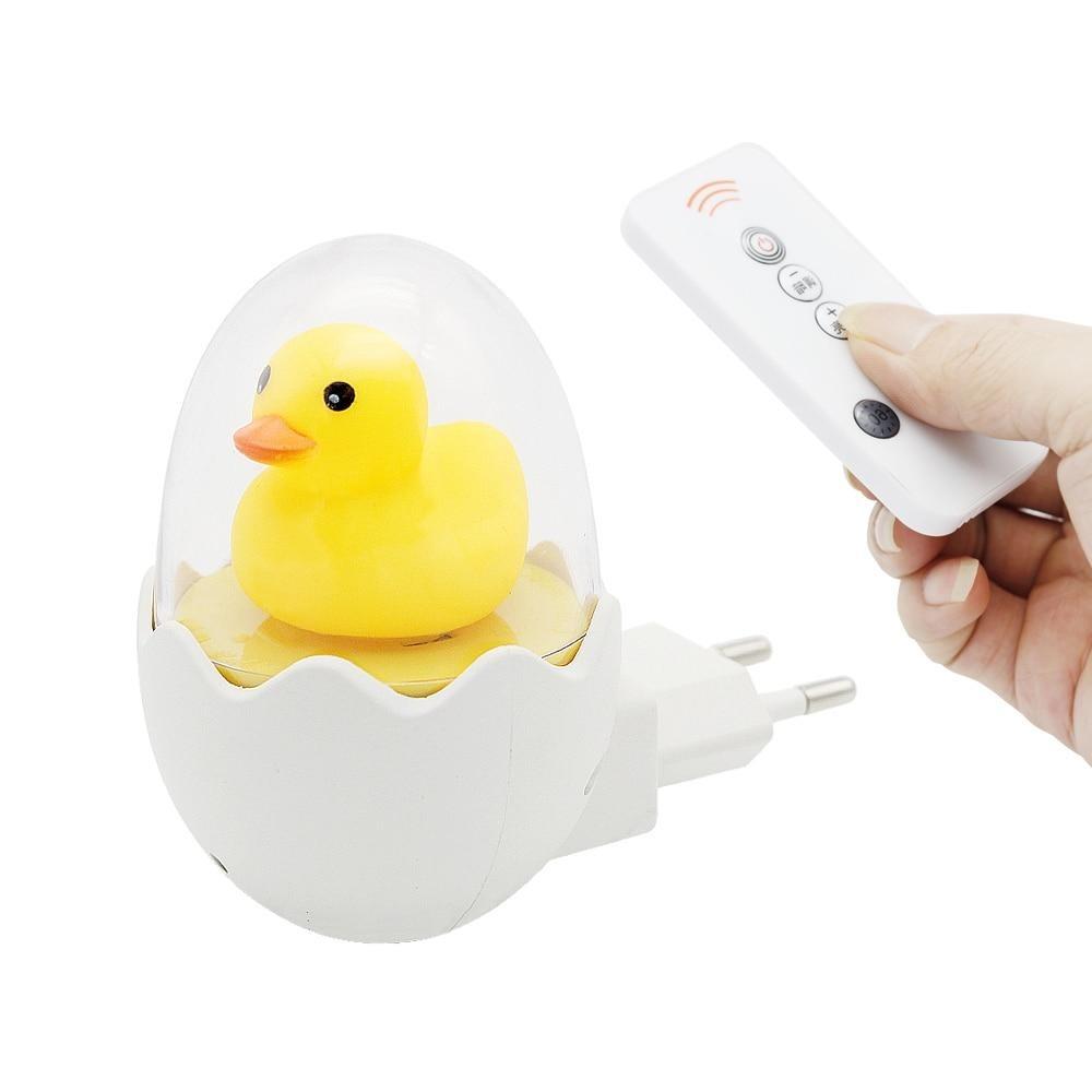 Yellow Duck LED Night Light Sensor Control Baby