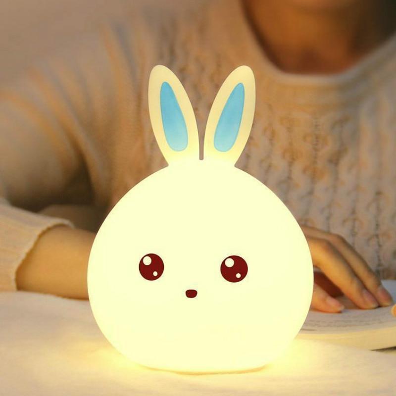Led Rabbit Night Light USB