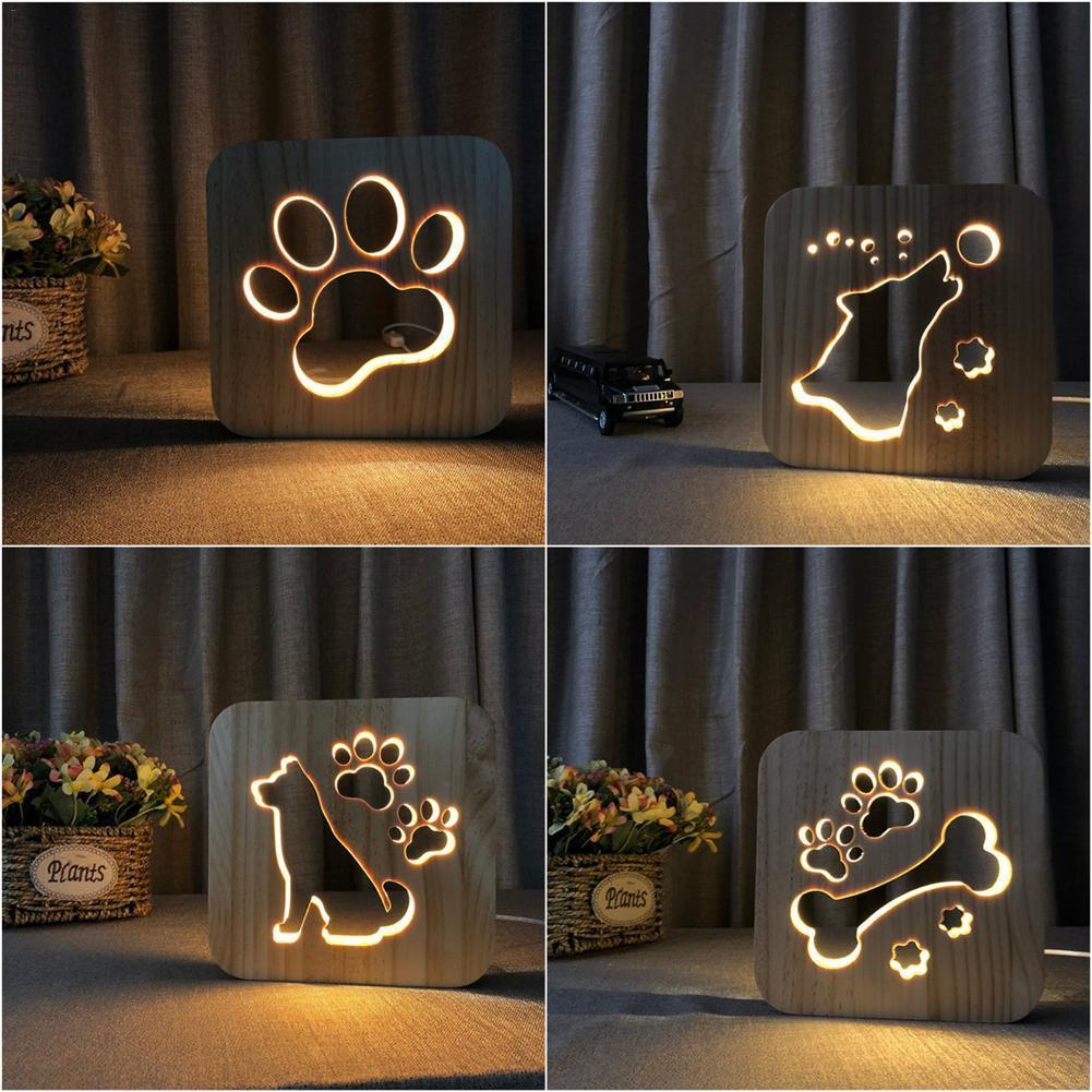 Dog Design LED Lamp Night Light