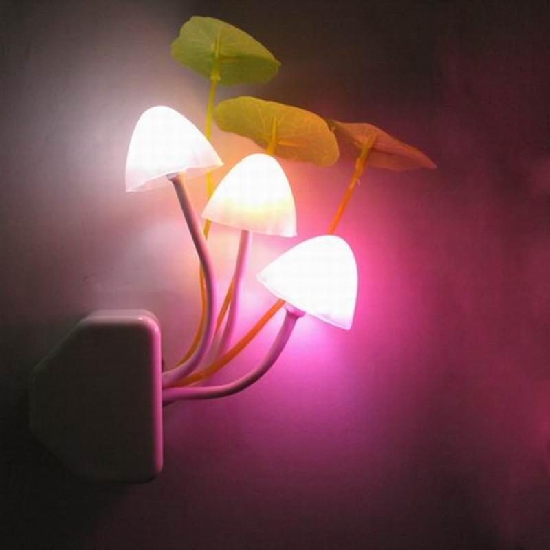 Creative Night Light Sensor Mushroom Lamp